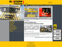 Tablet Screenshot of easttrans.de