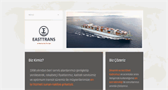 Desktop Screenshot of easttrans.com.tr