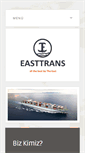 Mobile Screenshot of easttrans.com.tr